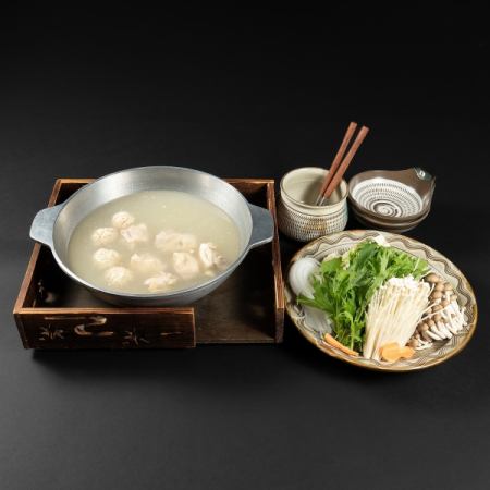 茶がま特製！水炊き  ※前日迄の要予約（御注文は2人前から承ります）