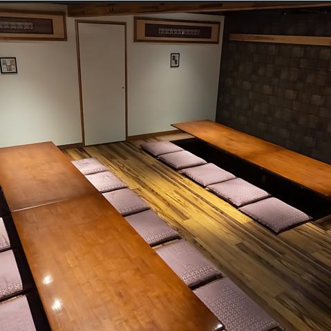 個室多数。最大40名様収容可能な個室もご用意お致しております。