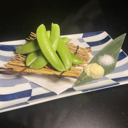 釜揚げスナップエンドウ