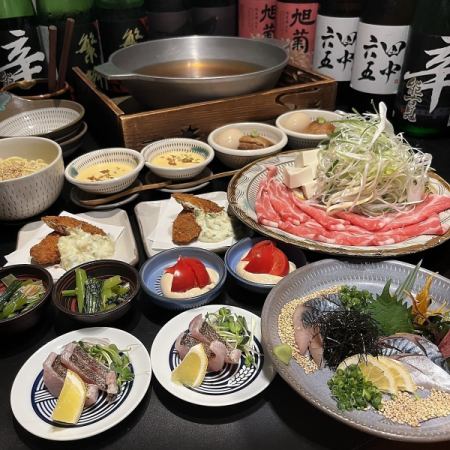 【6月7月限定プレミアム飲み放題付き】「博多涼味コース」8000円→7000円(税込)