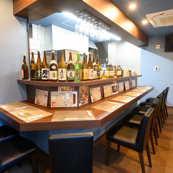 ≪Of course, one person is welcome ◎≫8 seats at the counter ◆It's a cozy and cozy restaurant, so anyone can feel free to come! It is good to use and can be used in various scenes ◎