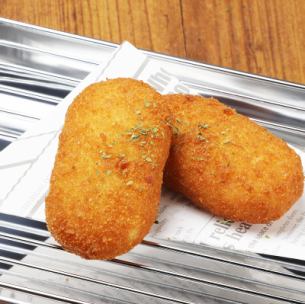 Creamy crab croquettes