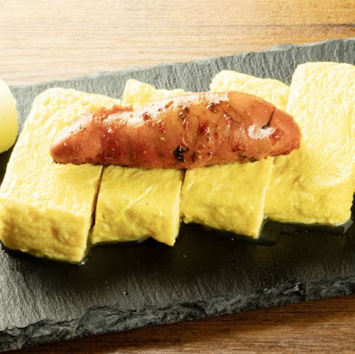 Hakata mentaiko (spicy cod roe) rolled omelet