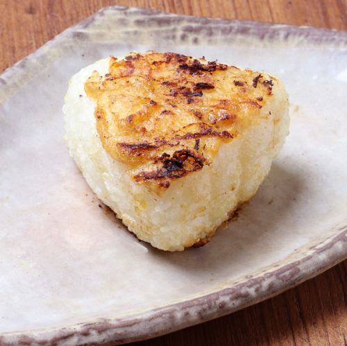 Grilled rice ball with Saikyo miso