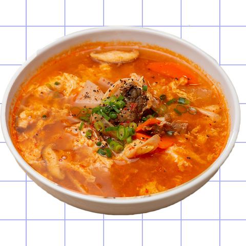 맛 매운 갈비 스프