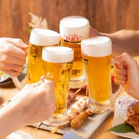 お席＋単品飲み放題でのご予約も承ります！