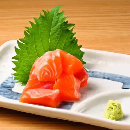 サーモンの刺身