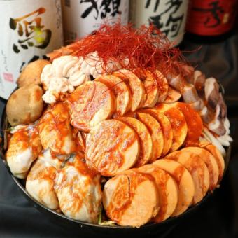 期間限定！【奢華的食材！美味的痛風鍋/紅蓮宴套餐】6道菜5,500日元！