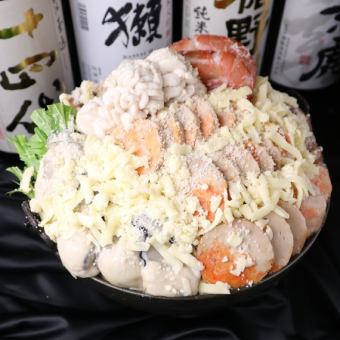 Very popular! [Full of luxurious ingredients! Delicious gout hot pot/white banquet course] 6 dishes for 5,500 yen!