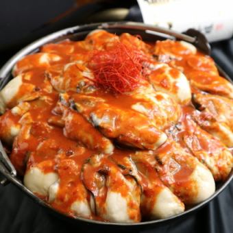 코스가 좋은 ◎ 【여름은 이것! 진한 말 매운!! 호쾌! 굴 냄비 빨간 코스]