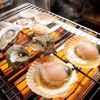 コースがおトク◎夏は海の幸を本気で味わう貝尽くしで！【豪華貝鮮BBQ！かいり浜焼きコース】