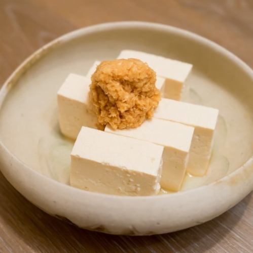 Wasabi cold tofu