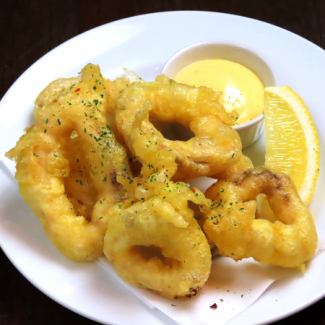 イカのビールフリット