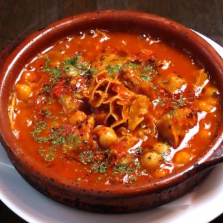 牛ハチノスのマドリード風煮込み