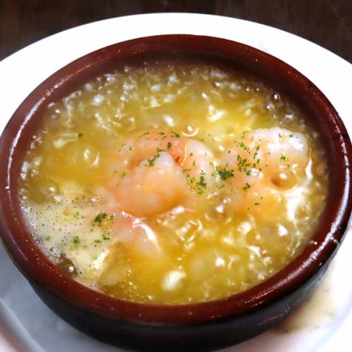 小エビのアヒージョ