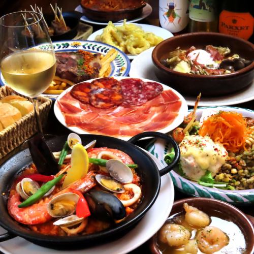 こだわりのスペイン料理の数々のコース☆