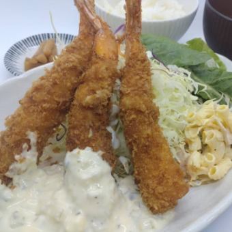 海老フライ定食