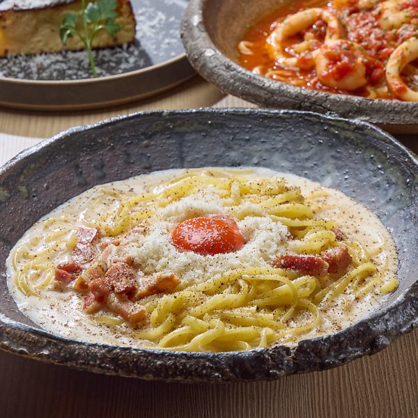 夜更けに味わう贅沢な一皿。もちもち生パスタで至福の締めくくりを