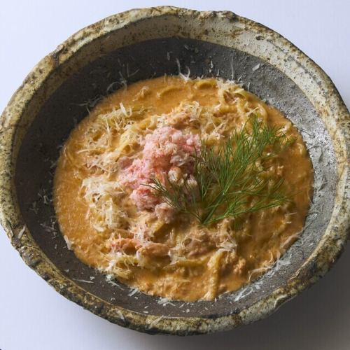 蟹のトマトクリーム