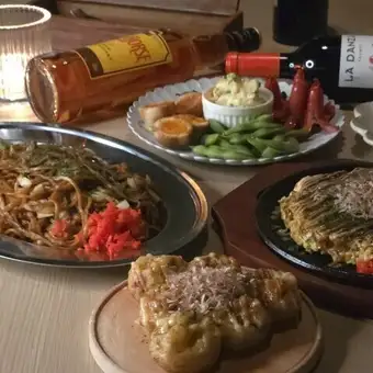 定番コース＋『たこ焼き士が作るこだわりたこ焼き』の【おすすめコース】5300円♪飲放題85種以上