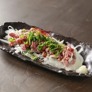 Chicken thigh tataki