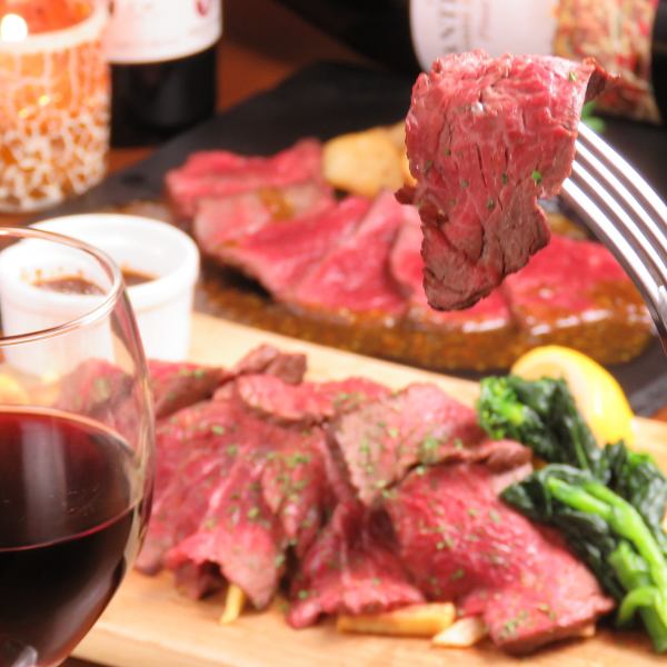 肉類料理也很受歡迎♪在Di VERDE的仙台的意大利餐廳喝一杯葡萄酒！