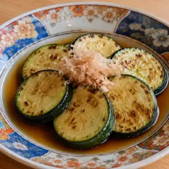 焼ズッキーニのお浸し