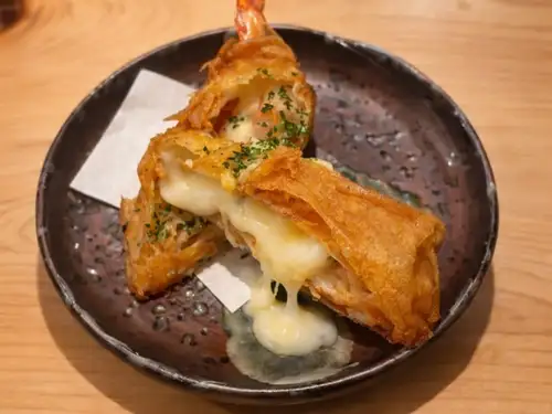 そのまんま海老チーズ春巻き
