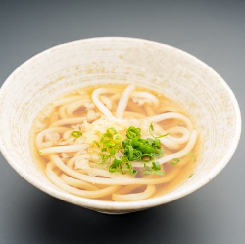 〆のうどん