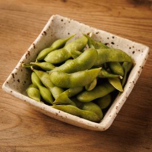 枝豆のペペロンチーノ