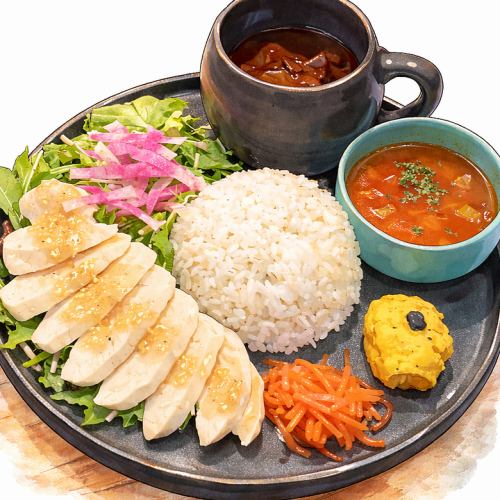 薩摩産ハーブ鶏ハムプレート