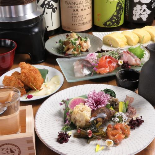 A wide variety of creative Japanese food