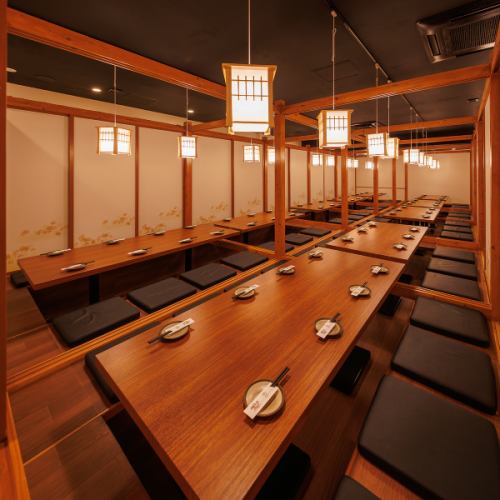 【完全個室】【扉付個室】多数ご用意しております。