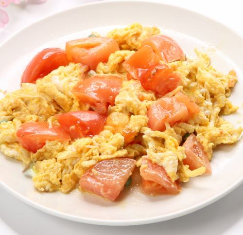 Stir-fried tomato and egg