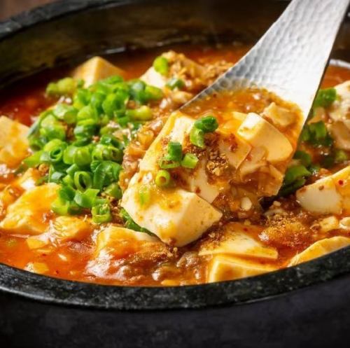 テレビで紹介された人気No.1メニュー「陳麻婆豆腐」！