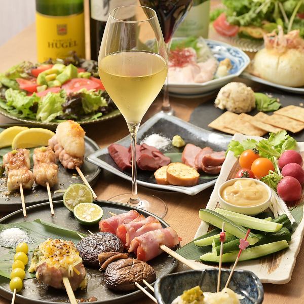 We offer a variety of courses that include 120 minutes of all-you-can-drink♪