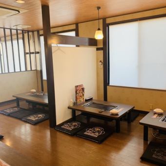 Tatami seating can accommodate up to 40 people.It is a spacious space that can be used by small to medium-sized groups, making it ideal for dining with family and friends! Make your reservations early! We will respond to your inquiries, so please feel free to contact us. Please contact us.