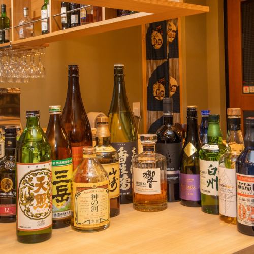 本格的なお酒を豊富に用意