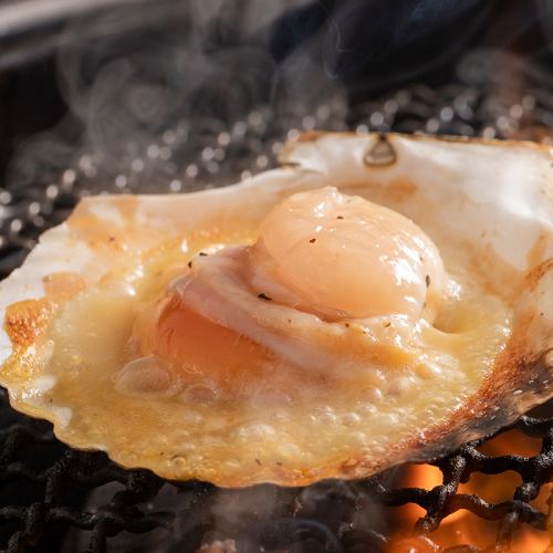 殻付き帆立のバター醤油焼き（1枚）