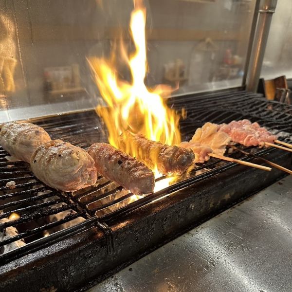 一本一本丁寧に焼き上げた串焼き