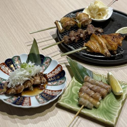 備長炭で焼上げる絶品焼鳥