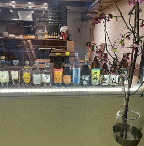 お酒の種類が豊富です