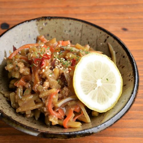 さつま芋と生姜のきんぴら