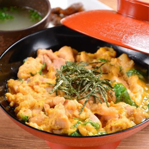 Kinzan chicken oyakodon