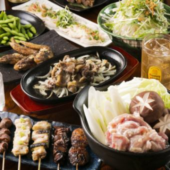 [Luxurious 12 dishes] Limited course of ostrich sashimi and rich mizutaki hotpot♪ 2 hours of all-you-can-drink included♪