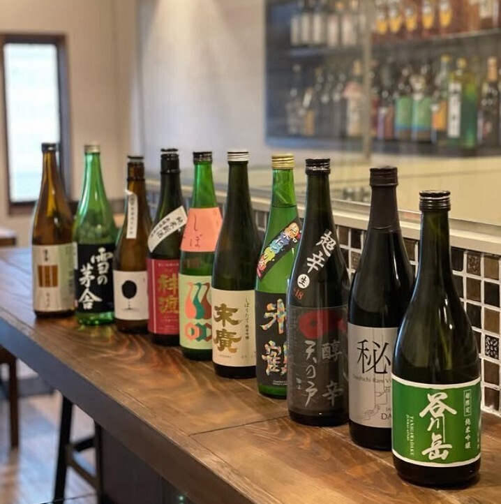 季節に合わせた日本酒を取り揃えています◎