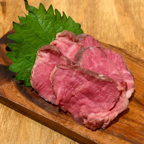 Beef skirt steak sashimi