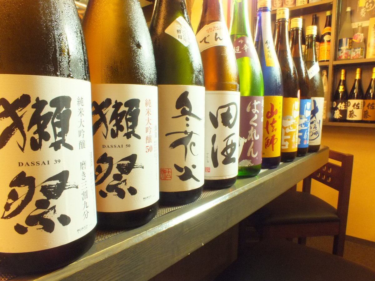 A wide range of standard items and rare items! Local sake and authentic shochu lovers are definitely here!