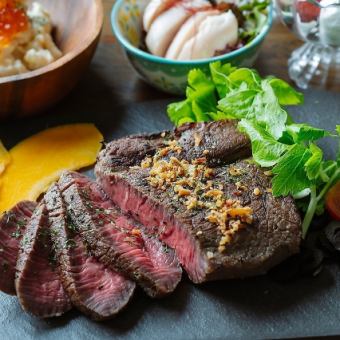 【肉×肉】ビアホールコース7品+クラフトビール4種含む100全種飲み放題付