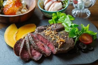 【肉×肉】ビアホールコース7品+クラフトビール4種含む100全種飲み放題付